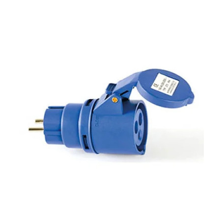 ADAPTATEUR POUR FICHE STANDARD + FICHE P17 FEMELLE