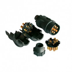 PRISE PLASTIQUE 7 BROCHES À COSSES