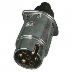 PRISE FICHE 7 BROCHES MÉTAL