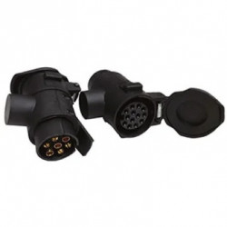 ADAPTATEUR 7 BROCHES MALE / 13 BROCHES FEMELLE