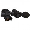 ADAPTATEUR 7 BROCHES MALE / 13 BROCHES FEMELLE