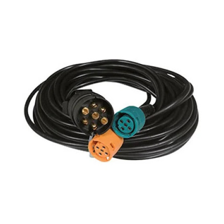 FAISCEAU ÉLECTRIQUE AJ.BA POUR REMORQUE 2X6M PRISE 7 BROCHES
