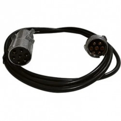 PROLONGATEUR MALE 7 BROCHES 12/24V