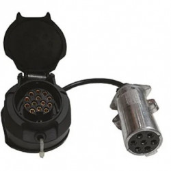 ADAPTATEUR MALE 24N / FEMELLE 13 BROCHES