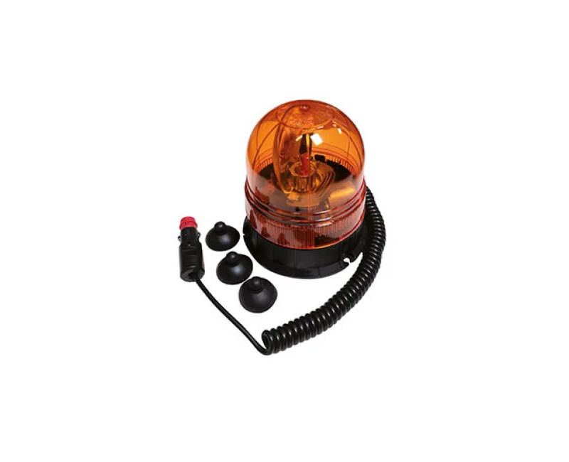 GYROPHARE 12/24V MAGNETIQUE SANS AMPOULE