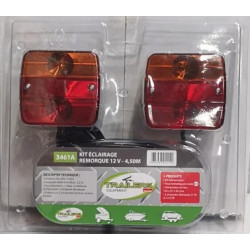 KIT ÉCLAIRAGE ARRIÈRE ENTRE FEUX CABLE 4 M