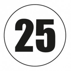 DISQUE ADHÉSIF 25 KM/H