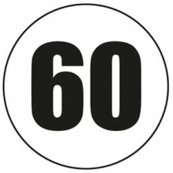 DISQUE ADHÉSIF 60 KM/H