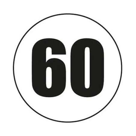DISQUE ADHÉSIF 60 KM/H