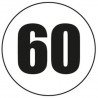 DISQUE ADHÉSIF 60 KM/H