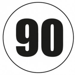 DISQUE ADHÉSIF 90 KM/H