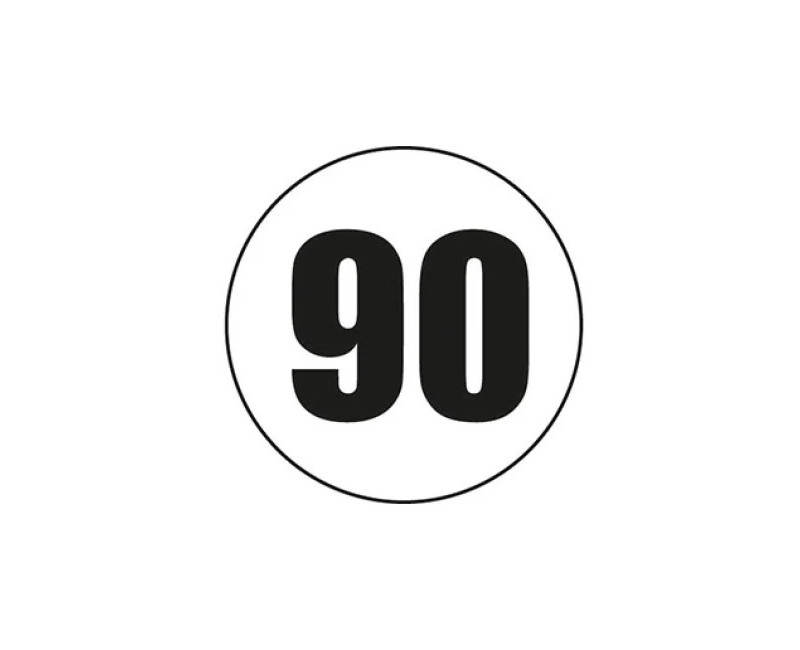 DISQUE ADHÉSIF 90 KM/H