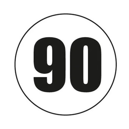 DISQUE ADHÉSIF 90 KM/H