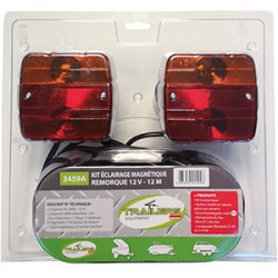 KIT ÉCLAIRAGE MAGNÉTIQUE ARRIÈRE CABLE 12 M