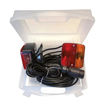 KIT ÉCLAIRAGE ARRIÈRE MAGNÉTIQUE CABLE 7,5M AVEC VALISETTE