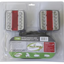 KIT ÉCLAIRAGE LED AVEC CABLE 7,5M