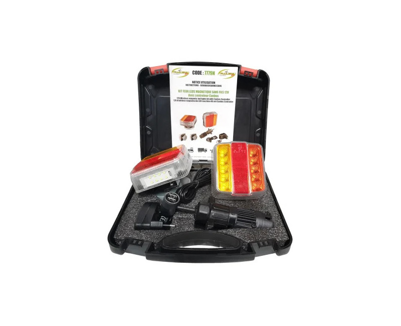KIT MAGNETIQUE FEU LEDS SANS FIL AVEC CONTROLEUR BUS CAN