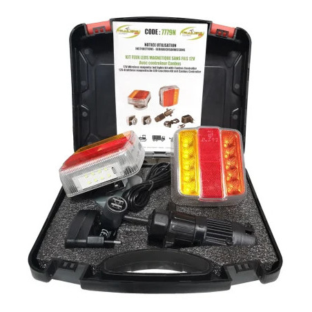 KIT MAGNETIQUE FEU LEDS SANS FIL AVEC CONTROLEUR BUS CAN
