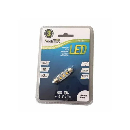 NAVETTE 3 LED SMD 4500K 42MM PAR 1