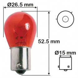 AMPOULES POIRETTE 12V BAU 15S