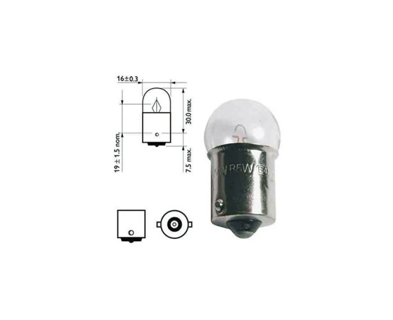 AMPOULE INCANDESCENTES BA 15S 12V