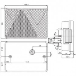 FEU AJ.BA RL96 DROIT + RECUL