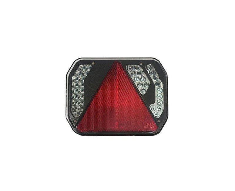 FEU LED 6 FONCTIONS DROIT MODULAIRE 12V