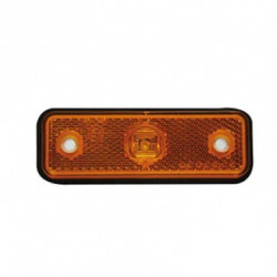 FEU LATERAL ORANGE LED 12V POUR SYSTÈME MODULAIRE