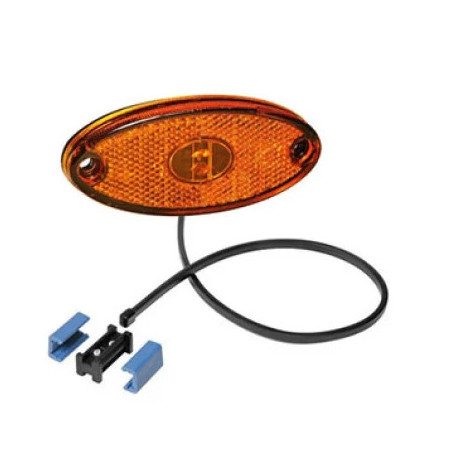 FEU ORANGE 12V CABLE L2M50 + CONNECTEURS