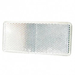 CATADIOPTRES RECTANGLE AUTOCOLLANT BLANCHE