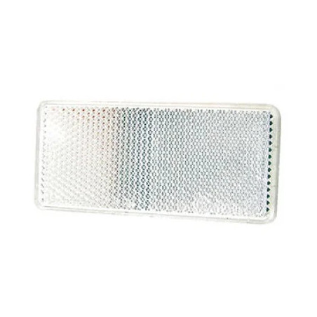 CATADIOPTRES RECTANGLE AUTOCOLLANT BLANCHE