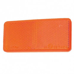 CATADIOPTRE RECTANGLE  AUTOCOLANT ORANGE