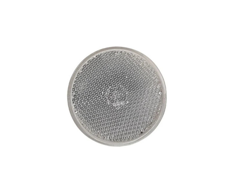 CATADIOPTRE ROND AUTOCOLLANT BLANC