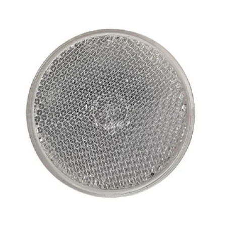 CATADIOPTRE ROND AUTOCOLLANT BLANC