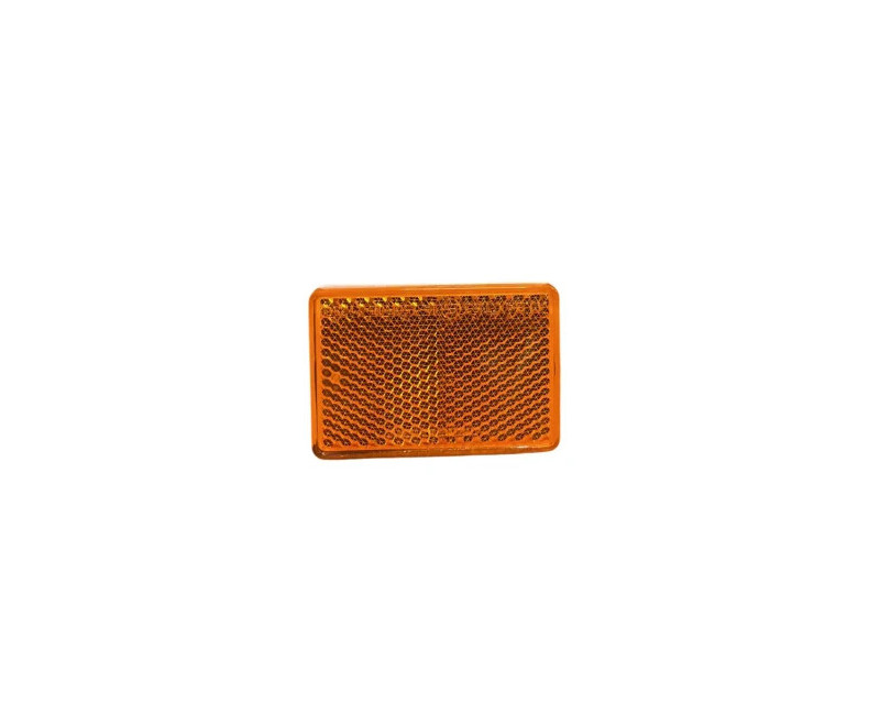 CATADIOPTRE RECTANGLE ADHESIF ORANGE