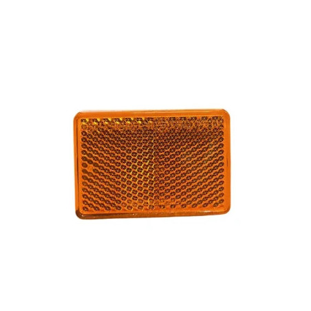 CATADIOPTRE RECTANGLE ADHESIF ORANGE