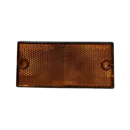 CATADIOPTRE RECTANGLE À VISSER ET ADHÉSIF ORANGE