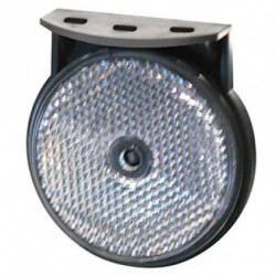 CATADIOPTRE BLANC SUR SUPPORT COUDÉ