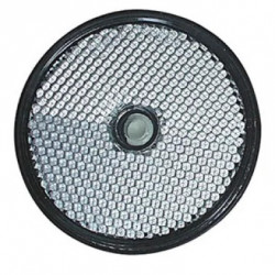 CATADIOPTRE ROND BLANC VISSER/AUTOCOLLANT