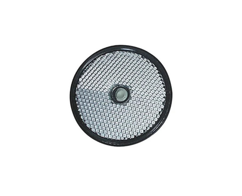 CATADIOPTRE ROND BLANC VISSER/AUTOCOLLANT