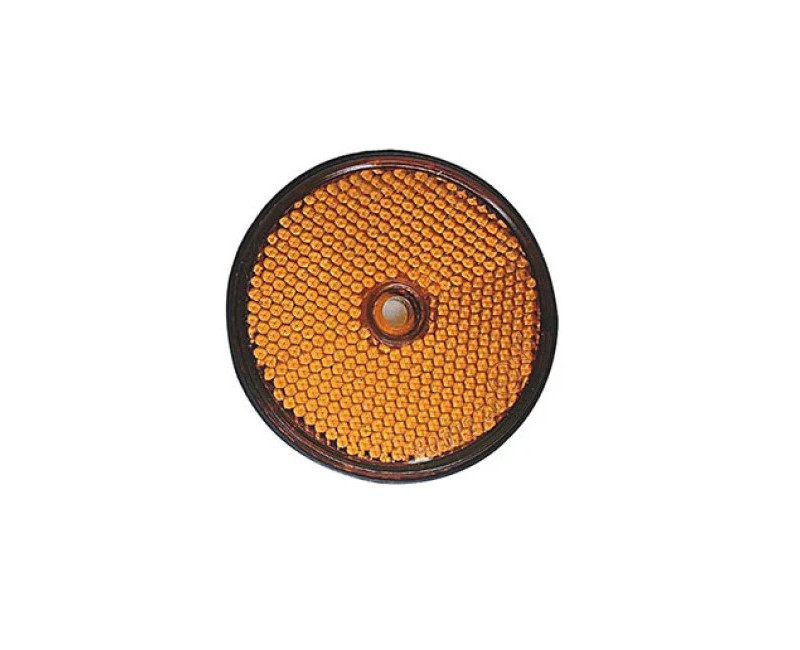 CATADIOPTRE ROND ORANGE VISSER/AUTOCOLLANT