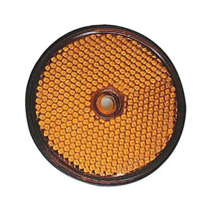 CATADIOPTRE ROND ORANGE VISSER/AUTOCOLLANT