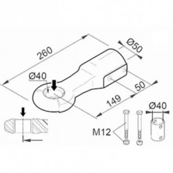 ANNEAU DIN CPL D40 FZ