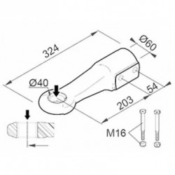 ANNEAU DIN D40/G AL-KO