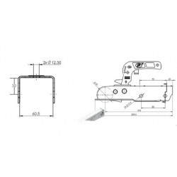 TÊTE D'ATTELAGE NON FRÉINÉE D60