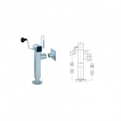 BEQUILLE 40CM 1T3 AVEC MANIVELLE