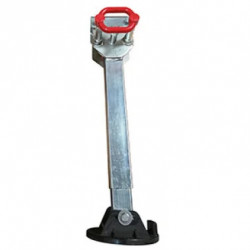 BEQUILLE BASCULABLE CARRE 45 HAUTEUR 230 + 510 MM