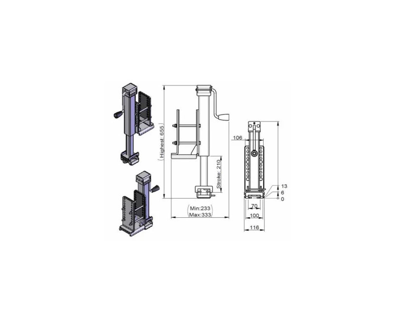 COLLIER D'ADAPTATION AVEC BEQUILLE POUR FLECHE