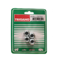 ECROUS DE ROUE M10 PLAT 17 PAR 4