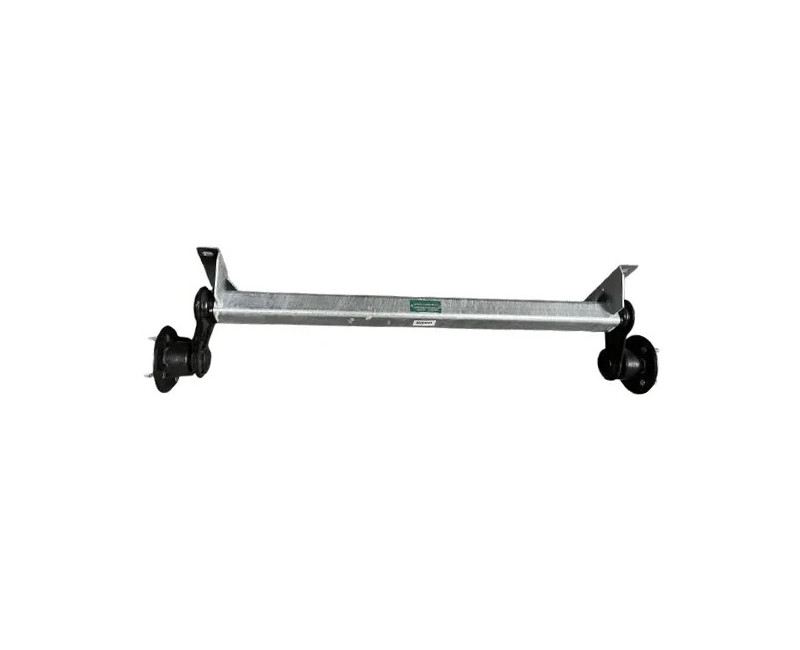 ESSIEUX NON FREINÉS 450KG 4 TROUS 115